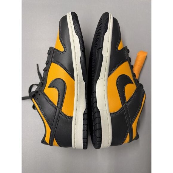 Nike Dunk Low Retro Leather Shoes - Sundial/ Black (HF5441-700). Sz 6.5Y NWT main image 4